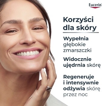 Eucerin Hyaluron-Filler, krem na noc z kwasem hialuronowym do każdego typu skóry, przeciwzmarszczkowy, 50 ml