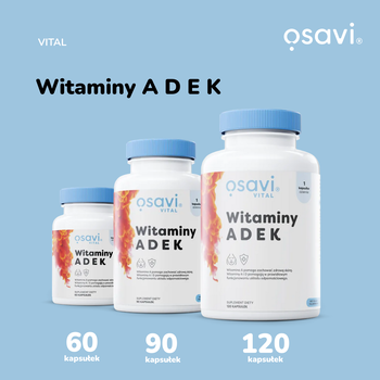 Osavi Witaminy ADEK, kapsułki, 60 szt.