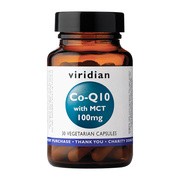 Viridian, Koenzym Q10 100 mg z MCT, kapsułki, 30 szt.        