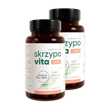 Zestaw 2x Skrzypovita Pure, kapsułki, 60 szt.