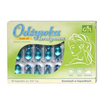 Odżywka keratynowa kapsułki żelatynowe 48 szt. [GAL]