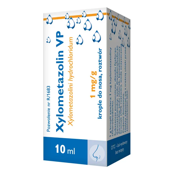 Ksylometazolina 0.1% krople do nosa 10 ml [POLFA]