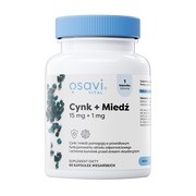 Osavi Cynk + Miedź, 15 mg + 1 mg, kapsułki twarde, 60 szt. https://azcdn.doz.pl/image/d/product/8553f79e-scale-180x180.png