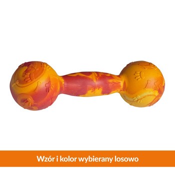 Sum-Plast Hantel, zabawka dla psa, średni, 15 cm, 1 szt.