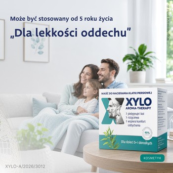 Xylo Aroma-Therapy, maść do nacierania klatki piersiowej dla dzieci od 5 lat i dorosłych, 50 ml