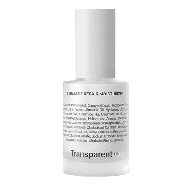 Transparent Lab Transparent Lab Ceramide Repair Moisturizer, serum ultra-nawilżające, 30 ml — Składniki i ocena