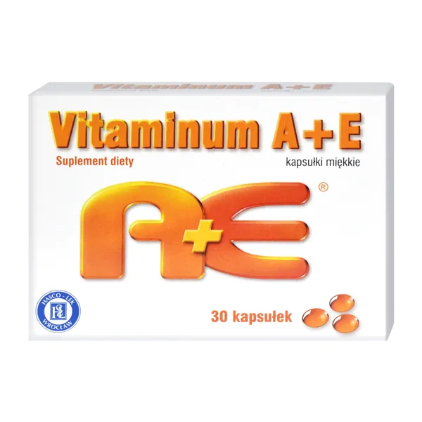 Witamina A + E 750 µg + 10 mg 30 kapsułek [Hasco-lek]