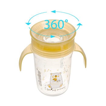 Akuku, kubek niekapek 360°, misio, 1 szt.