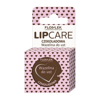 Flos-Lek Laboratorium Lip Care, wazelina kosmetyczna do ust, czekoladowa, 15 ml
