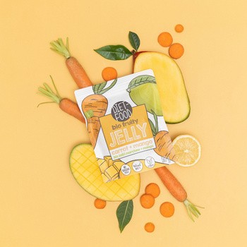 Diet-Food, Bio Żelki Owocowe Marchew i Mango, 50 g