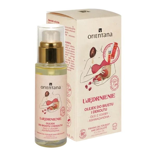 Orientana Orientana Ujędrnienie, olejek do biustu i dekoltu, 30 ml