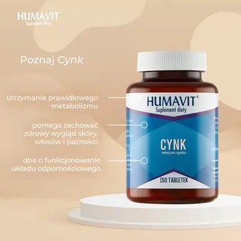 Humavit Cynk, tabletki, 150 szt.