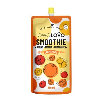 Owolovo Smoothie Jabłko-Morela-Pomarańcza, 250 ml