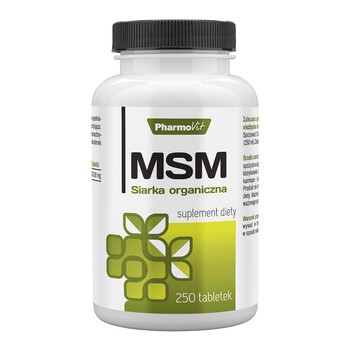 Pharmovit MSM Siarka organiczna, tabletki, 250 szt.
