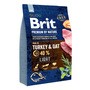 Brit Premium by Nature Light Turkey & Oat, karma niskokaloryczna dla psów wszystkich ras z nadwagą, indyk i owies, 3 kg