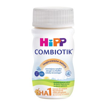 HiPP 1 HA Combiotik, mleko początkowe w płynie, 90 ml