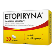 Etopiryna, tabletki od bólu głowy, 30 szt.