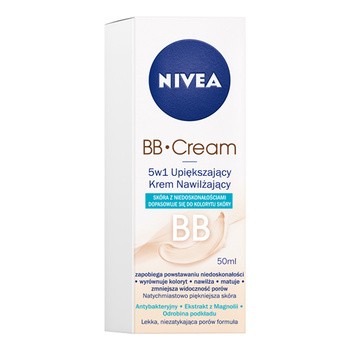 Nivea BB, krem upiększający, nawilżający, 5w1, 75 ml