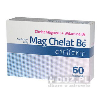 Mag Chelat B6 Ethifarm, kapsułki twarde, 60 szt