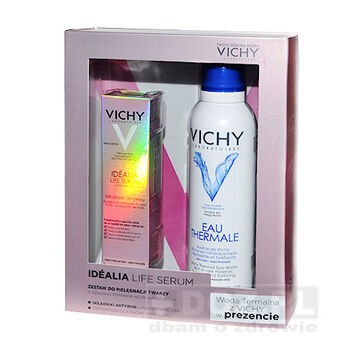 Zestaw Promocyjny Vichy Idealia Life, serum idealizujące, 30 ml + woda terminalna GRATIS