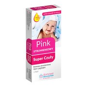 Domowe Laboratorium, Pink Strumieniowy Super Czuły test ciążowy, 1 szt.