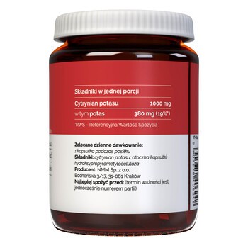 Vitalers Potas 380 mg, kapsułki, 60 szt.