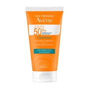 Avene Eau Thermale Cleanance, krem ochronny SPF 50+ do skóry tłustej, skłonnej do niedoskonałości, 50 ml