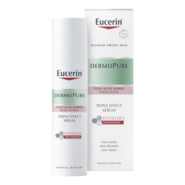 Eucerin Eucerin DermoPure, serum o potrójnym działaniu z Thiamidolem do skóry ze skłonnością do trądziku, 40 ml