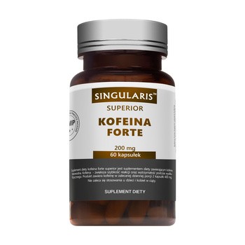 Singularis Kofeina forte 200 mg, Superior, kapsułki, 60 szt.
