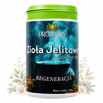 Proherbis Zioła Jelitowe III Regeneracja, susz, 100 g