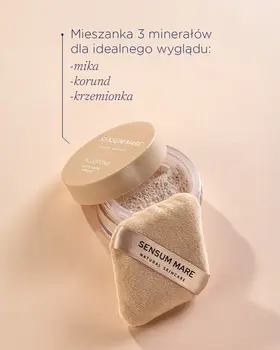 Algotone, transparentny puder sypki o matowym wykończeniu, 10 g