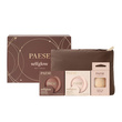 Zestaw Świąteczny Paese Selfglow Set Cold, kremowy bronzer matowy, Velvet Sand 02, 8 g + kremowy róż z matowym efektem, Rose Veil 03, 8 g + midi gąbka do makijażu, 1 szt.