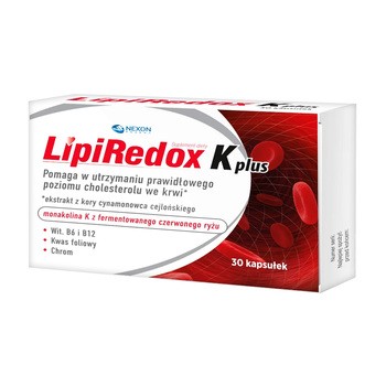 Nexon Pharma LipiRedox K plus, kapsułki, 30 szt.
