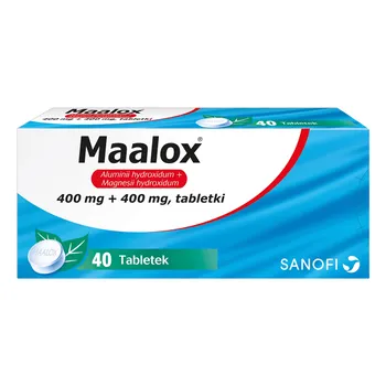 Maalox 400mg+400mg 40 tabletek [Opella]
