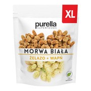Purella Superfoods, Morwa biała, suszone owoce, 100 g https://azcdn.doz.pl/image/d/product/68b1829a-scale-180x180.png