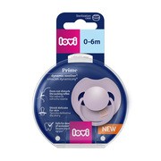 Canpol Lovi Prime, dynamiczny smoczek uspokajający silikonowy, 0-6 m Violet, 1 szt. https://azcdn.doz.pl/image/d/product/d3507595-scale-180x180.png