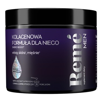 Reme Men Kolagenowa Formuła Dla Niego, proszek, smak czarna porzeczka, 150 g
