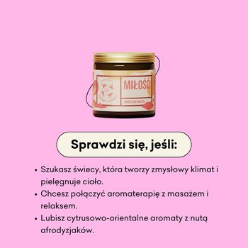 Mydlarnia 4 Szpaki, Miłość, świeca do masażu, 120 ml