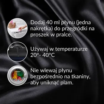 Zielko, Płyn do prania tkanin czarnych i ciemnych Midnight Dew, 1520 ml