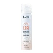 Paese, ultralekka mgiełka ochronna na makijaż SPF50, 75 ml