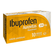 Ibuprofen Aurovitas, 200 mg, tabletki powlekane, 10 szt.