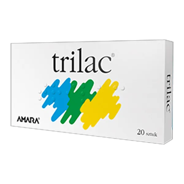 Trilac probiotyk 1,6x10^9 CFU 20 kapsułek [AMARA]