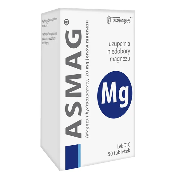 Magnez 20 mg 50 tabletek [Asmag]