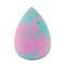 Donegal Blending Sponge, gąbka do makijażu, marmurek różowo-niebieski, 1 szt.