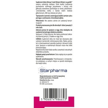 Zdrowy Lizak Mniam-Mniam na gardło, smak malina, 5 szt.