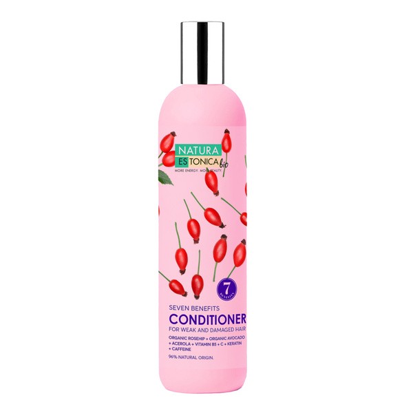 Natura Estonica Bio Natura Estonica Bio, odżywka do włosów słabych i zniszczonych, 400 ml — Składniki i ocena