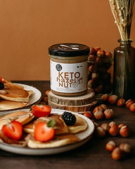 Diet-Food, Keto Krem z Orzechów Laskowych z Olejem MCT, 300 g