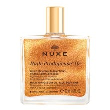 Nuxe Huile Prodigieuse OR, suchy olejek o wielu zastosowaniach ze złotymi drobinkami, 50 ml
