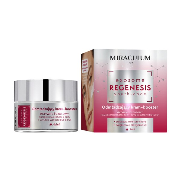 Miraculum Miraculum Exosome Regenesis, odmładzający krem-booster na dzień, 50 ml
