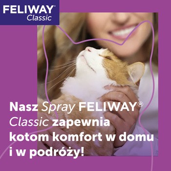 Feliway Classic, spray dla kota, 60 ml